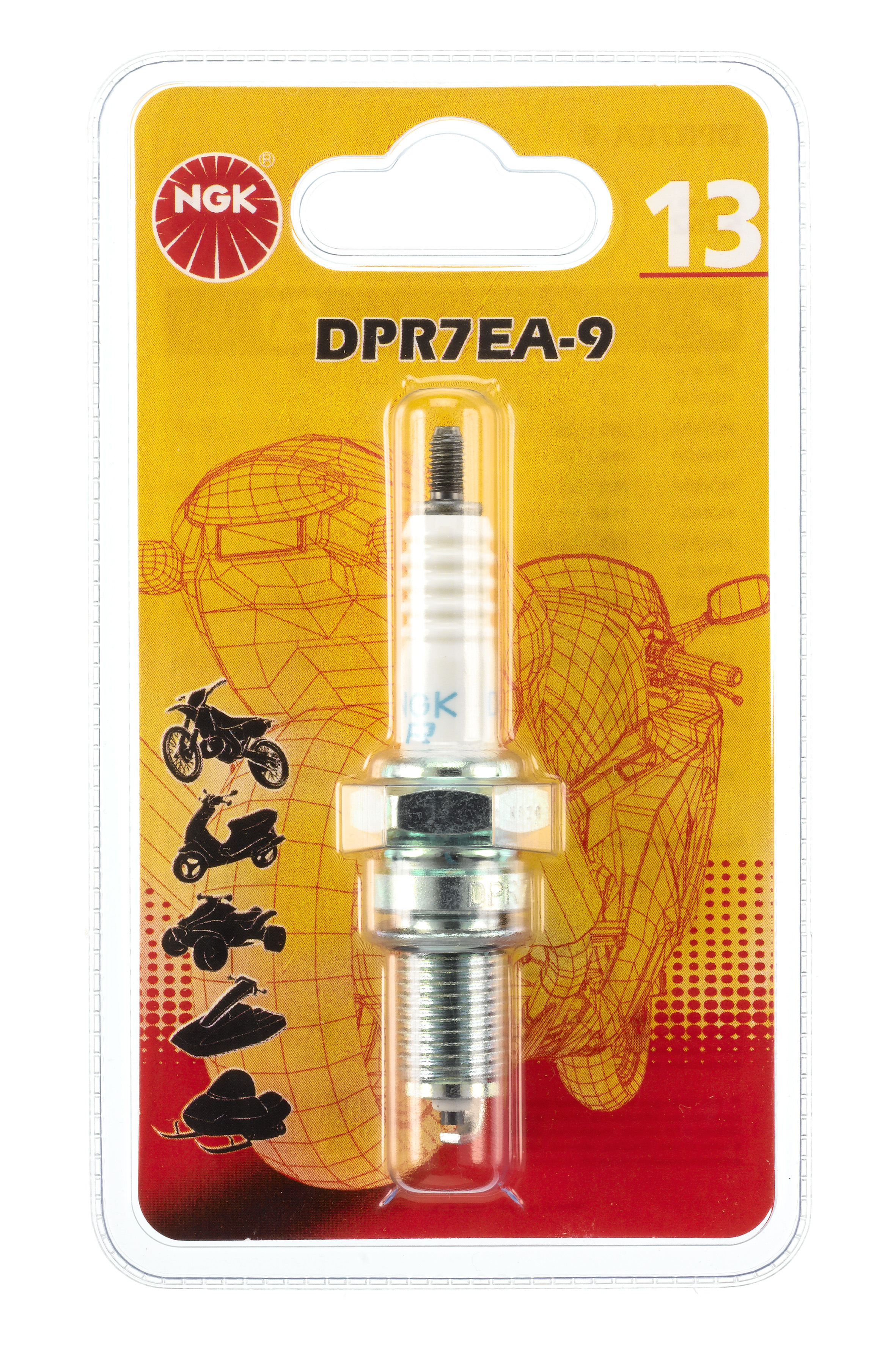 BOUGIE DPR7EA9BL BL12RNO13 BLISTER - Bougie et antiparasite