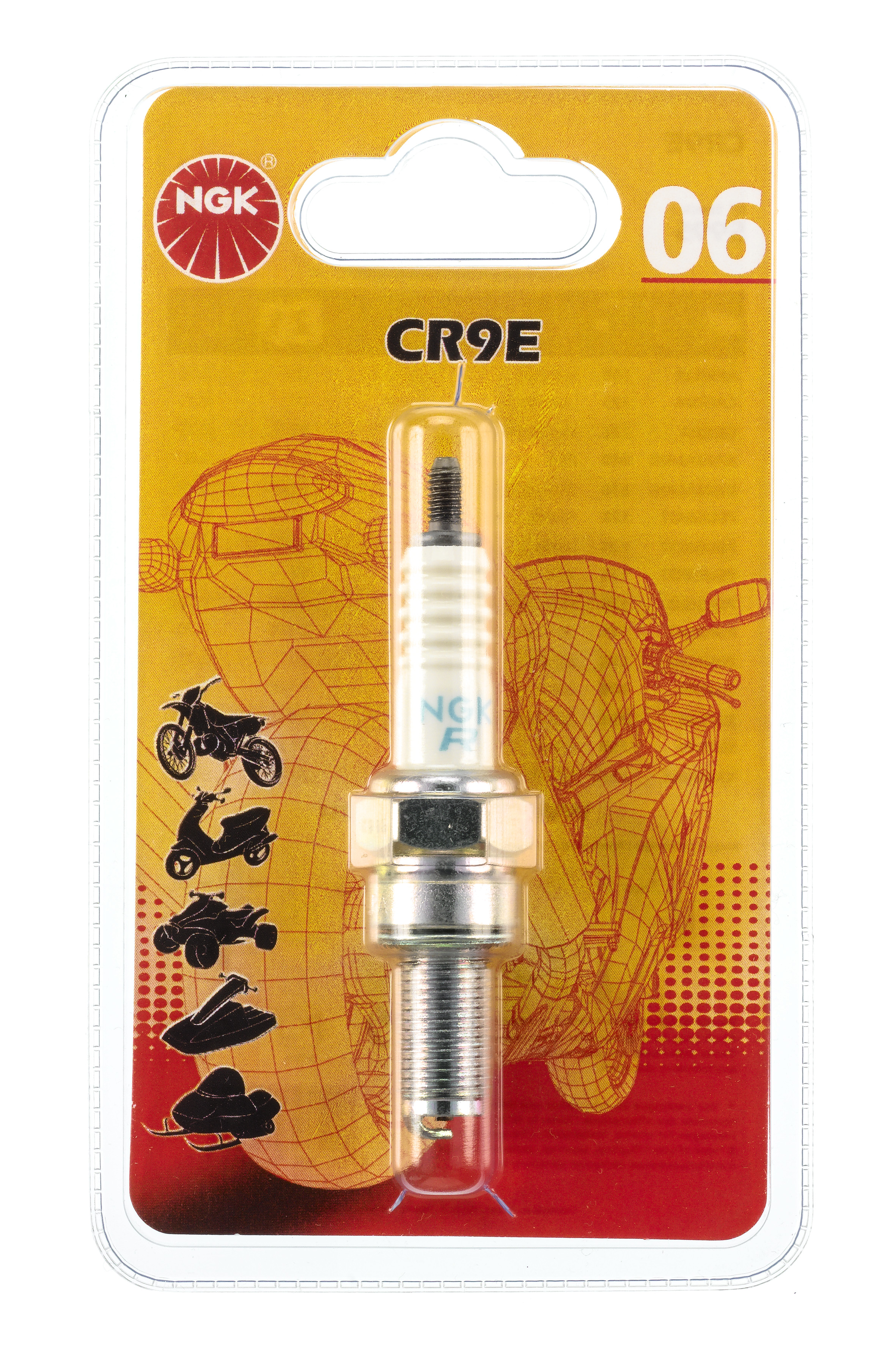 BOUGIE CR9EBL BL12RNO6 BLISTER - Bougie et antiparasite