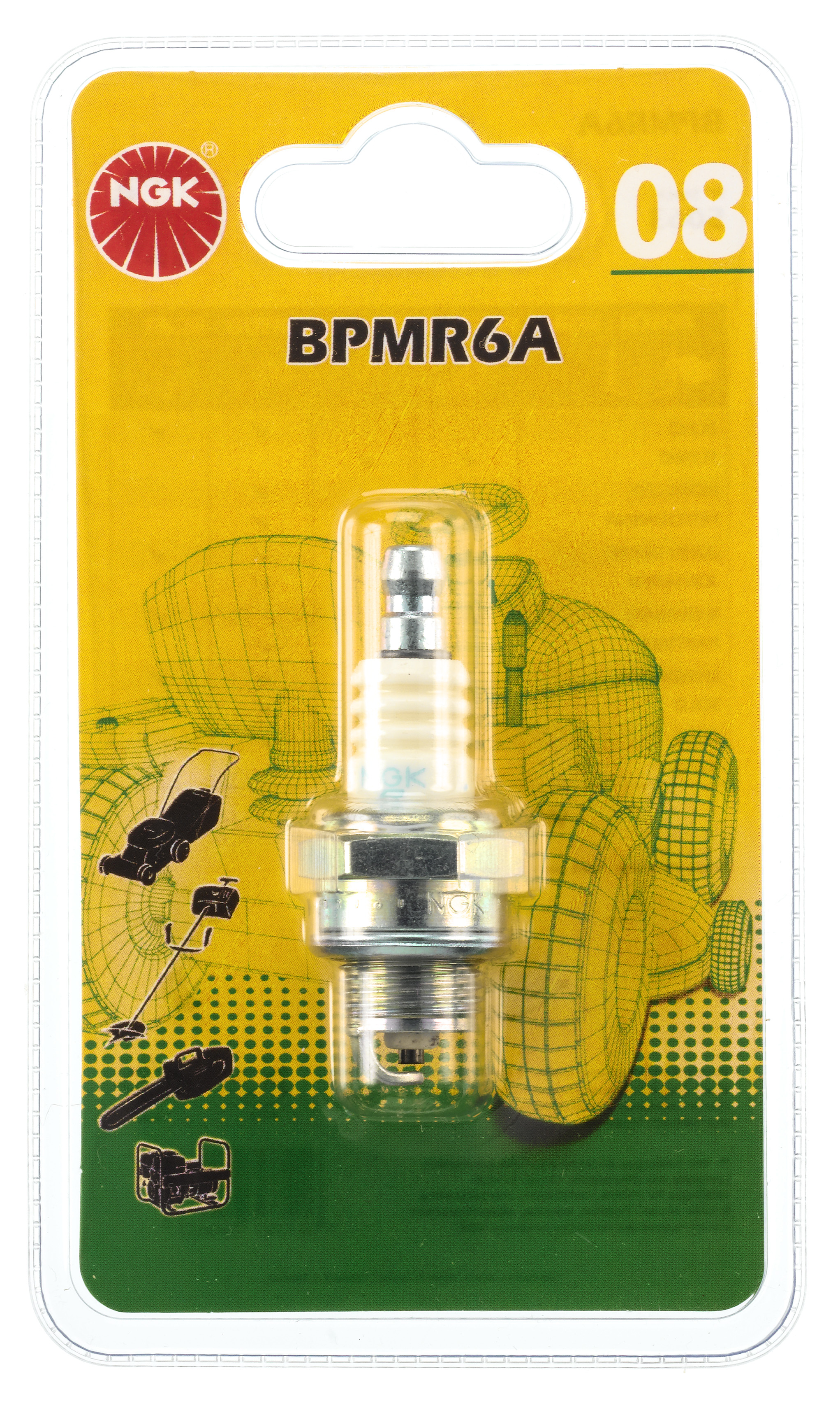 BOUGIE BPMR6ABL BL1MTCNO8 BLISTER NGK - Bougie et antiparasite