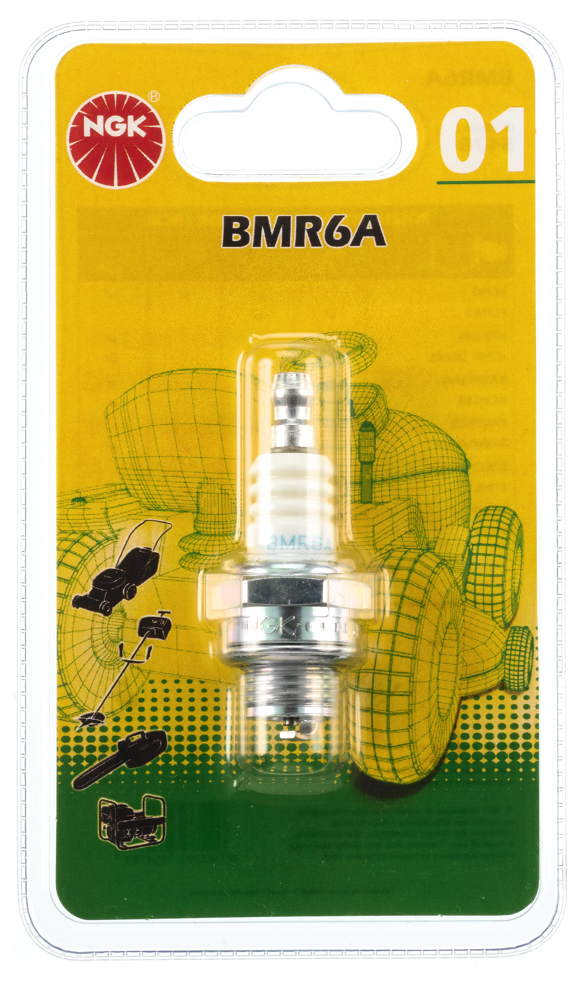 BOUGIE BMR6ABL BL1MTCNO1 BLISTER NGK - Bougie et antiparasite