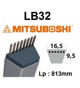 Courroie LB32 MITSUBOSHI - Courroie tondeuse