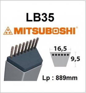 Courroie LB35 MITSUBOSHI - Courroie tondeuse