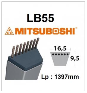 Courroie LB55 MITSUBOSHI - Courroie tondeuse