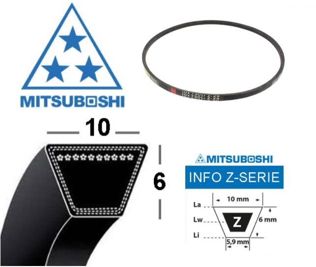 Courroie Z255 MITSUBOSHI - Courroie tondeuse