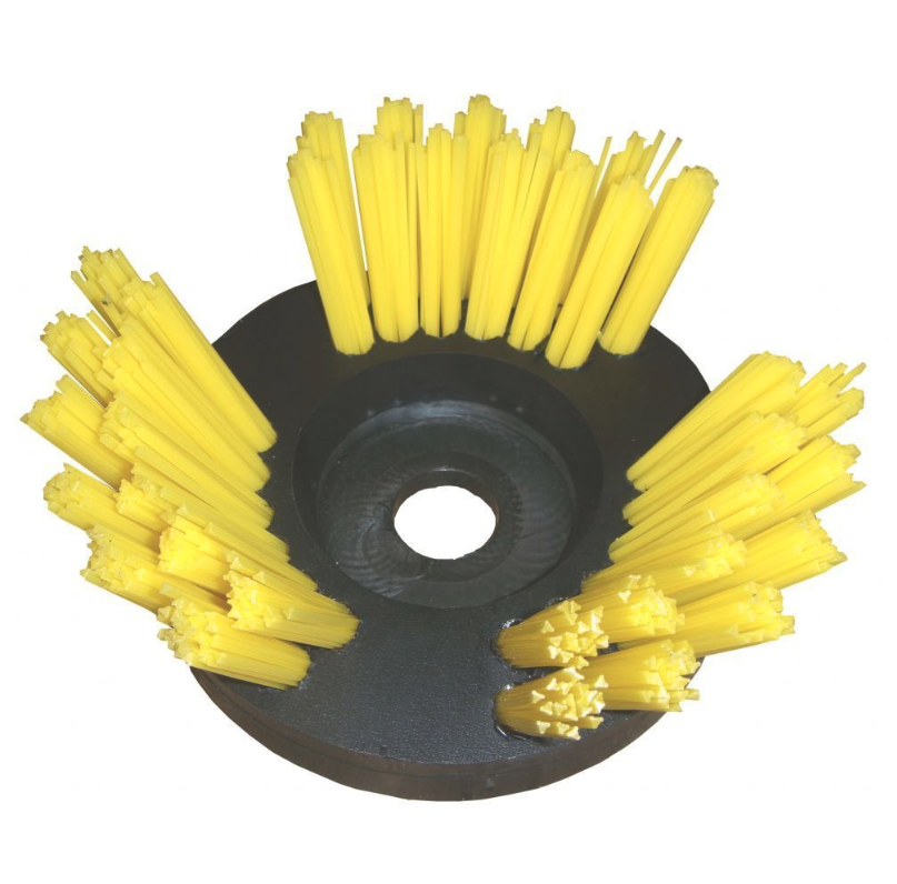 Brosse douce de désherbage en fils rislan pour débroussailleuse - Disque & Brosse désherbage