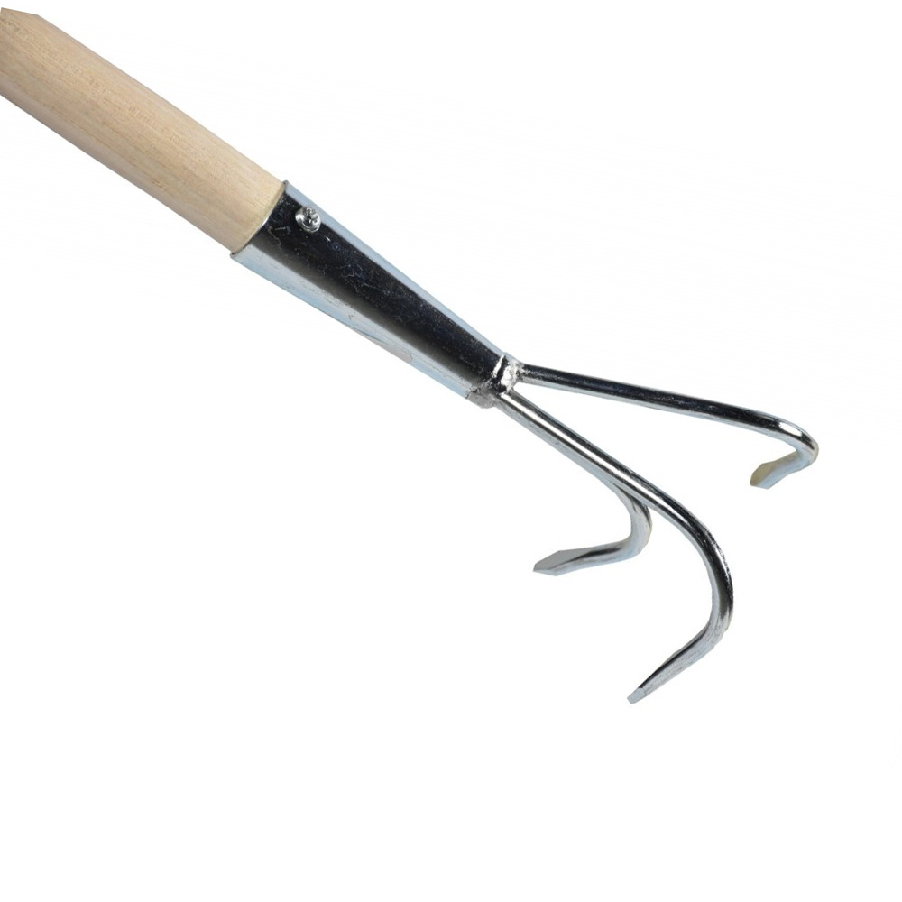Cultivateur 3 dents leger Em bois 1m10 POLET - Outil enfant