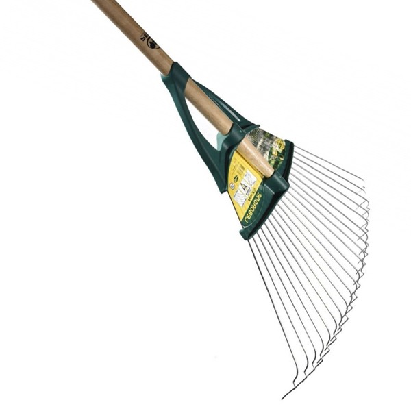 Balai à gazon Xfil 20 dents acier Em bois 150 cm - LEBORGNE - Balai à gazon