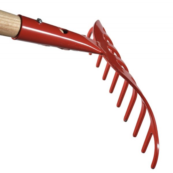 POLET Rateau à fleurs 10 dents acier Em bois 1m50 - Râteau de jardin