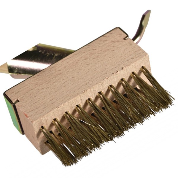 POLET Brosse rainure + racloir Em bois 1m50 - Disque & Brosse désherbage