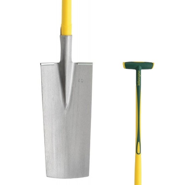 LEBORGNE Louchet de pépiniériste 40 cm manche béquille Novagrip - Louchet