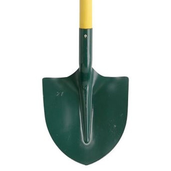 Pelle ronde tôle 27cm manche compositube LEBORGNE - Pelle