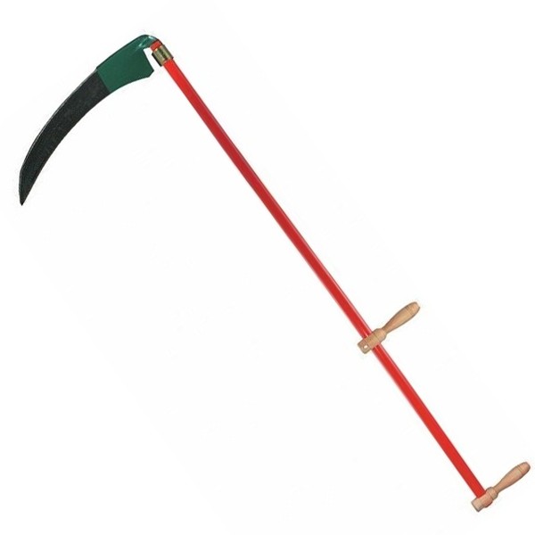 Faux à broussailles 55 cm manche métal LEBORGNE - Faux et Faucille