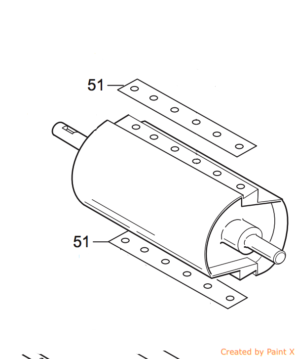 Cale de réglage lames de Broyeurs M300, M300INT - Pièces détachées & conso