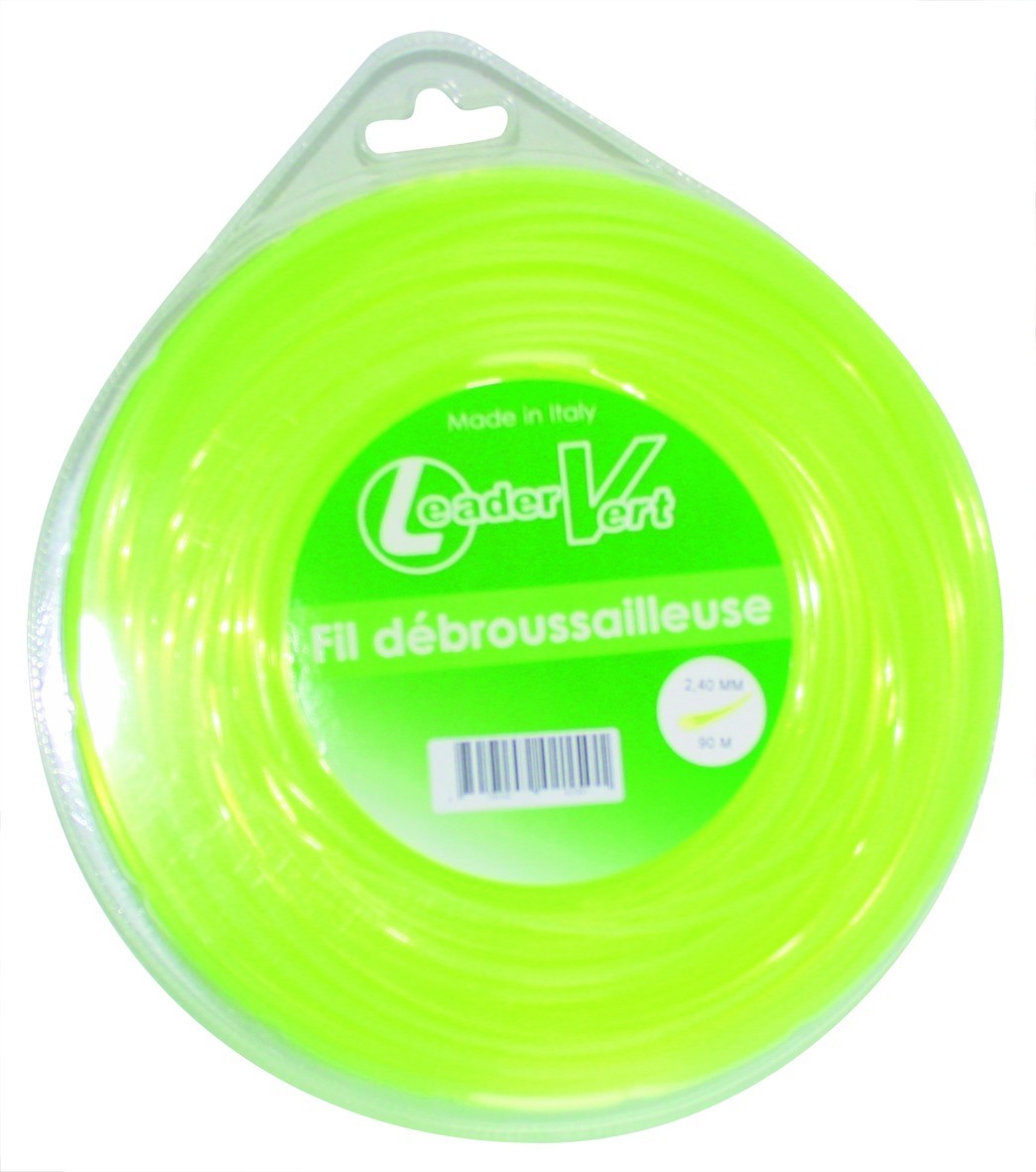 Coque de fil nylon rond longueur 60 mètres diamètre 3 mm - Pièces détachées & conso