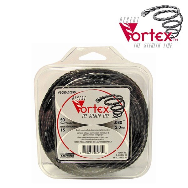 Fil nylon vortex Ø 2,4 mm pour débroussailleuse (blister 15 m) - Fil débroussailleuse