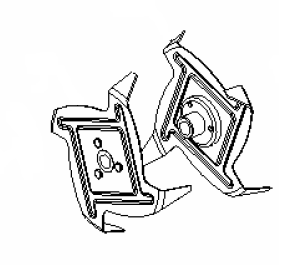 Fraise exterieur Gauche ou interieur Droite, Motobineuse Dori MD20, 2060024A - Pièces détachées & conso