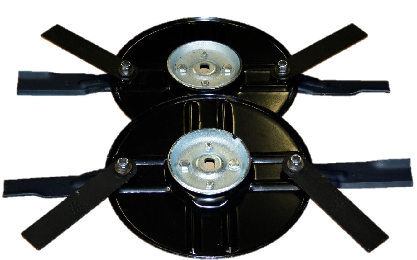 Kit complet 2 disques de lames côté gauche et droit Gianni Ferrari 01.90.00.0470 - Lame de tondeuse