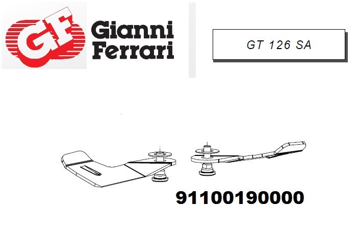 Kit de 2 lames droites Gianni Ferrari / Bieffebi - Lame de tondeuse