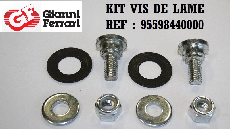 Kit vis de lame, Gianni Ferrari Bieffebi 95598440000 - Lame de tondeuse