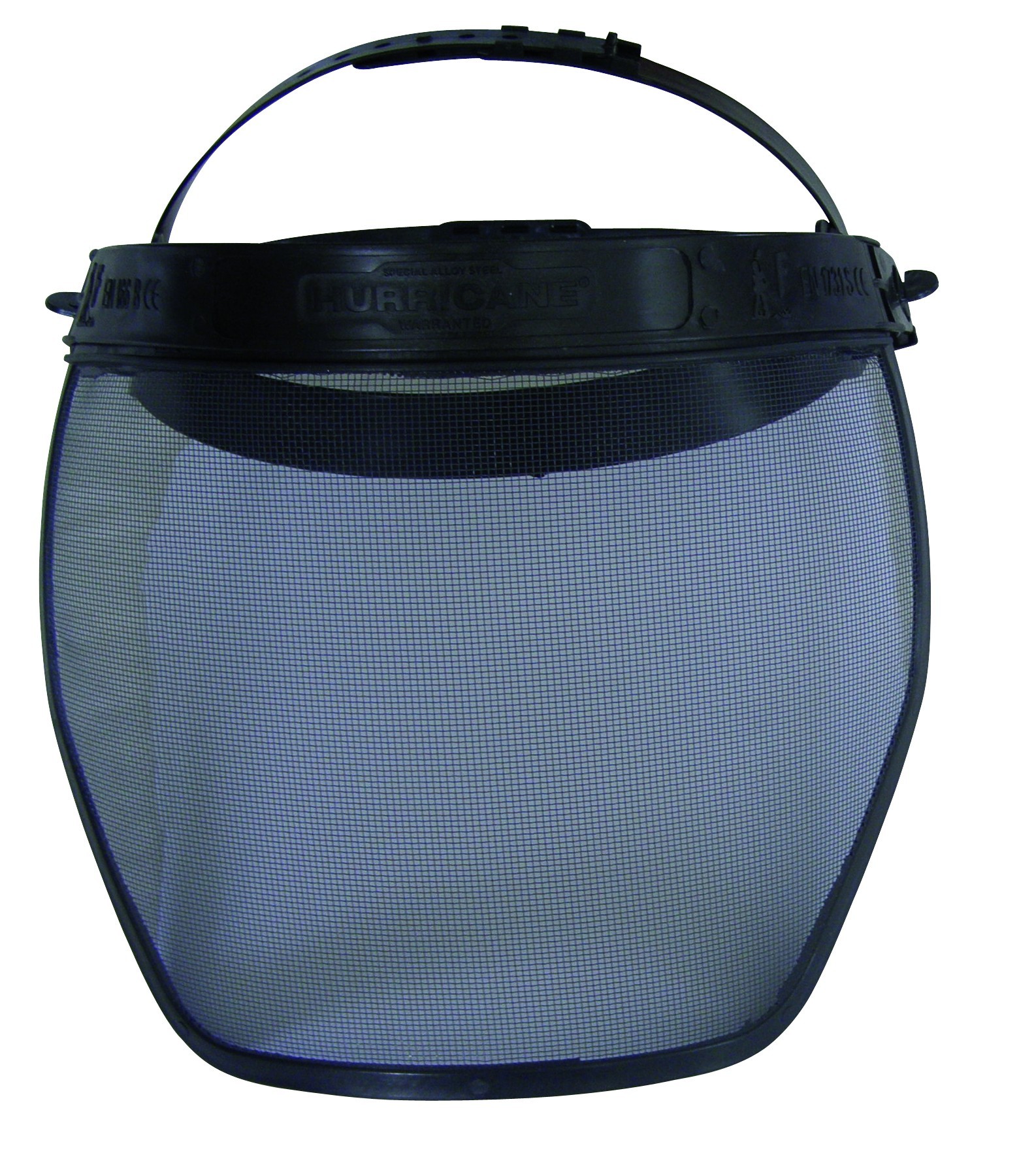 Visière de protection grillagée plastique - Visière de protection