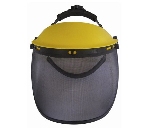 Visière de protection grillagée plastique renforcé - Visière de protection