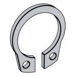 Circlips Type E X D.20 UNI 7435 Bieffebi / Gianni Ferrari réf. 00111000057 - Pièces détachées & conso