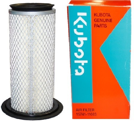 Filtre à air moteur d'origine Kubota, 15741-11083, 1560-103-2025-0 pour moteur Kubota - Filtre à air