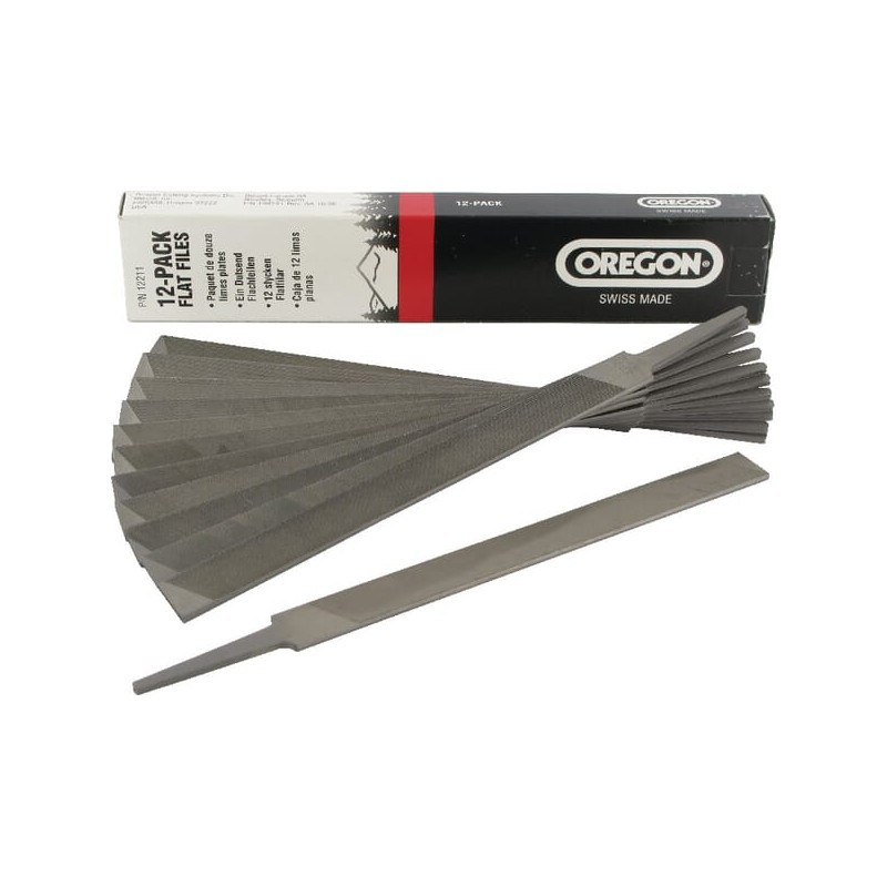 Lime d'affûtage plate 150 mm, vendue par 12 - Oregon 12211 - Affûtage & nettoyage