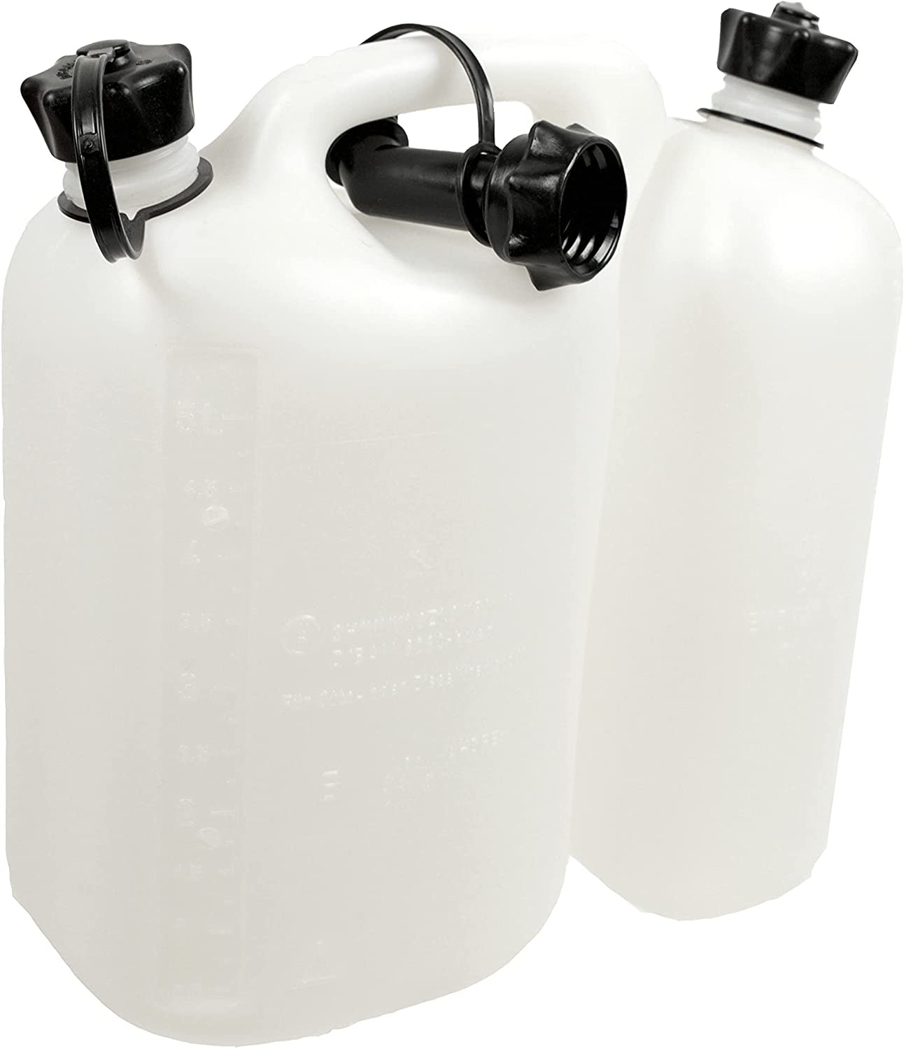 Jerrican double compartiment 5 L + 3 L blanc transparent - OREGON 562408 - Jerrican