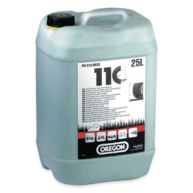 Bidon de 25 L de liquide anti-crevaison 11C - Oregon O10-9638 - Pneu Tondeuse