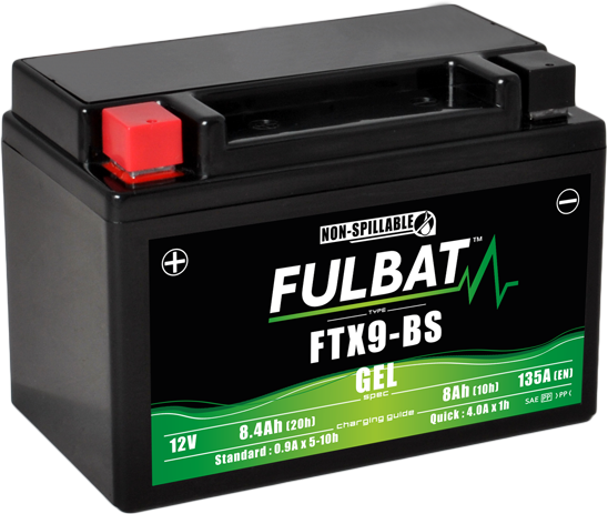 Batterie FTX9-BS GEL Fulbat 550921 12V et 8.4Ah - Batterie