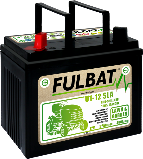 Batterie U1-12 SLA 32 Ah 12V étanche, prête à l'emploi avec poignées FULBAT - Batterie