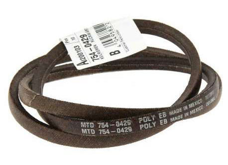 Courroie MTD 754-0429 - Long. ext. 116,8 cm - Courroie tondeuse
