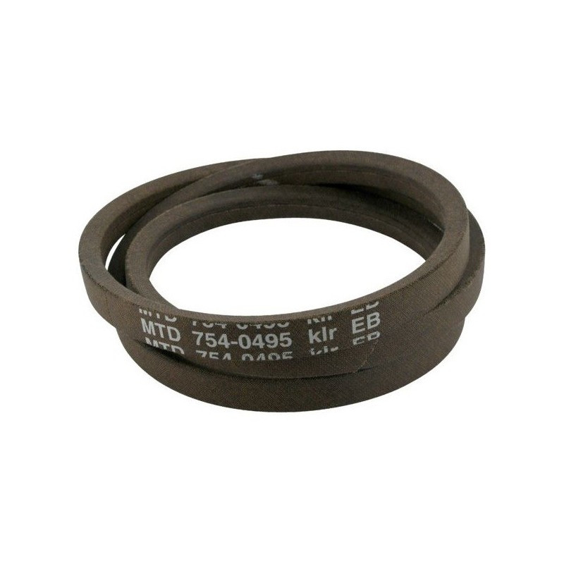 Courroie variateur/boîte MTD 754-0495 - Long. ext. 60 cm - Courroie tondeuse