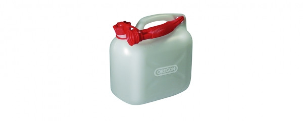 Jerrican 5L Blanc avec bec verseur flexible OREGON - Jerrican