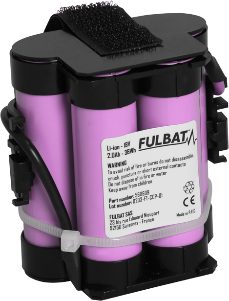 Batterie FL-HU01 Lithium-Ion 18V, 2Ah, 36Wh - Batterie