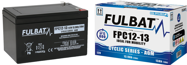 Batterie FPC12-13 FULBAT 12V, 13.9Ah - Batterie