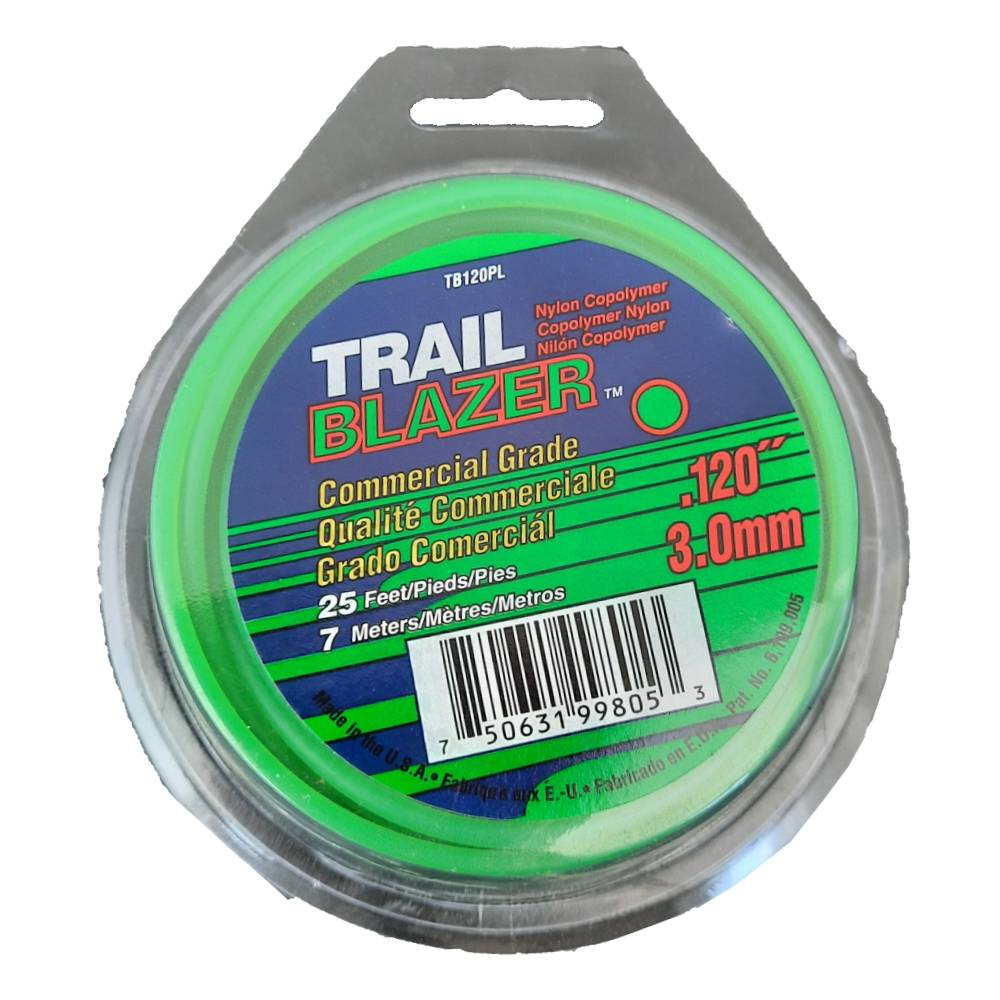 Fil nylon rond Ø 3 mm pour débroussailleuse (blister) - Fil débroussailleuse