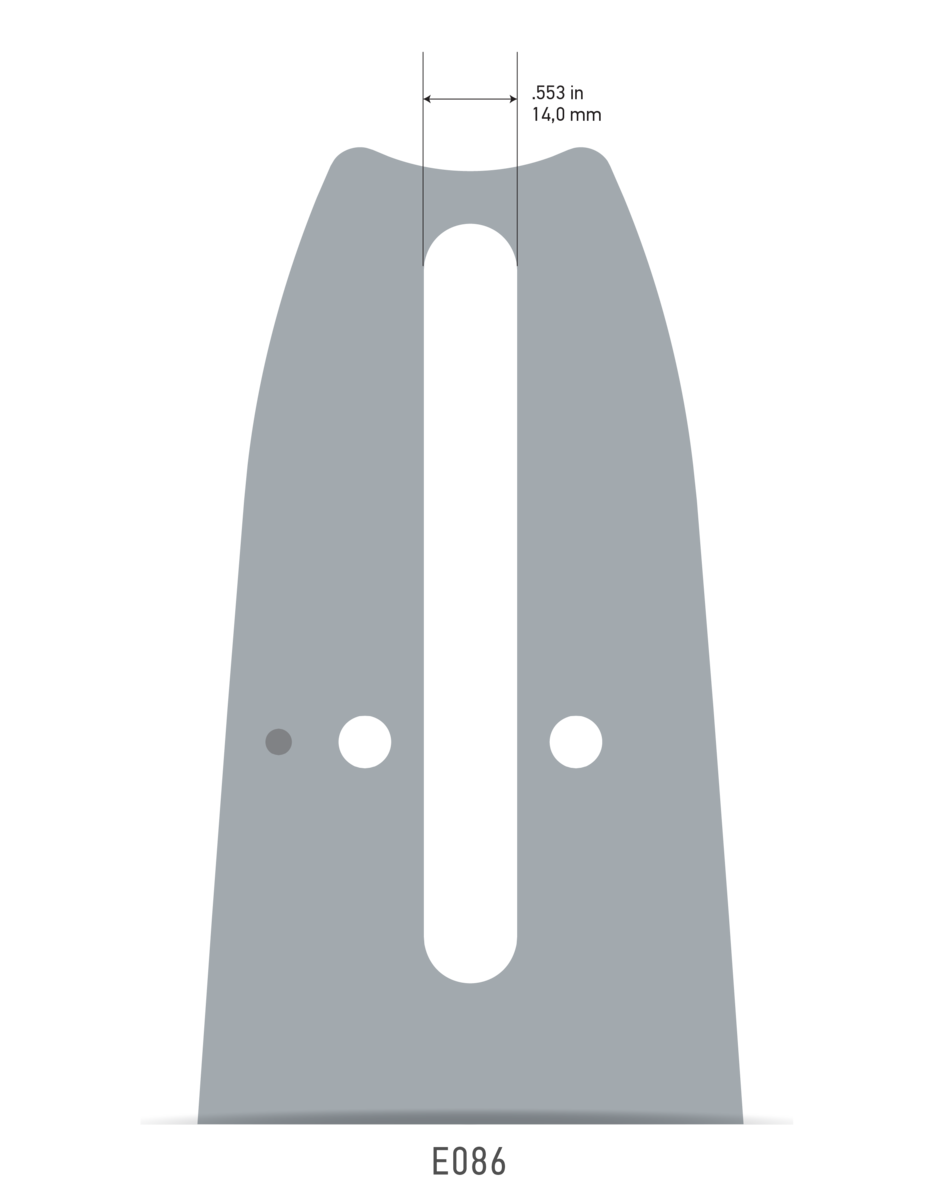 Guide Chaîne Tronçonneuse 253ATLE099 Guide: 64 cm Pas: .404