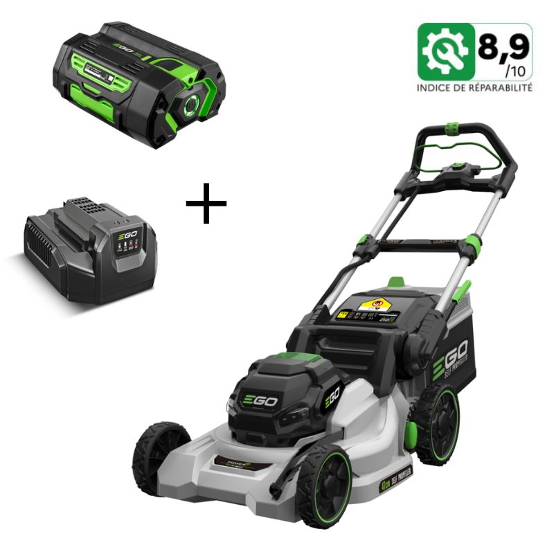Tondeuse à batterie EGO LM1903E-SP avec batterie 5 Ah et chargeur - Tondeuse à gazon