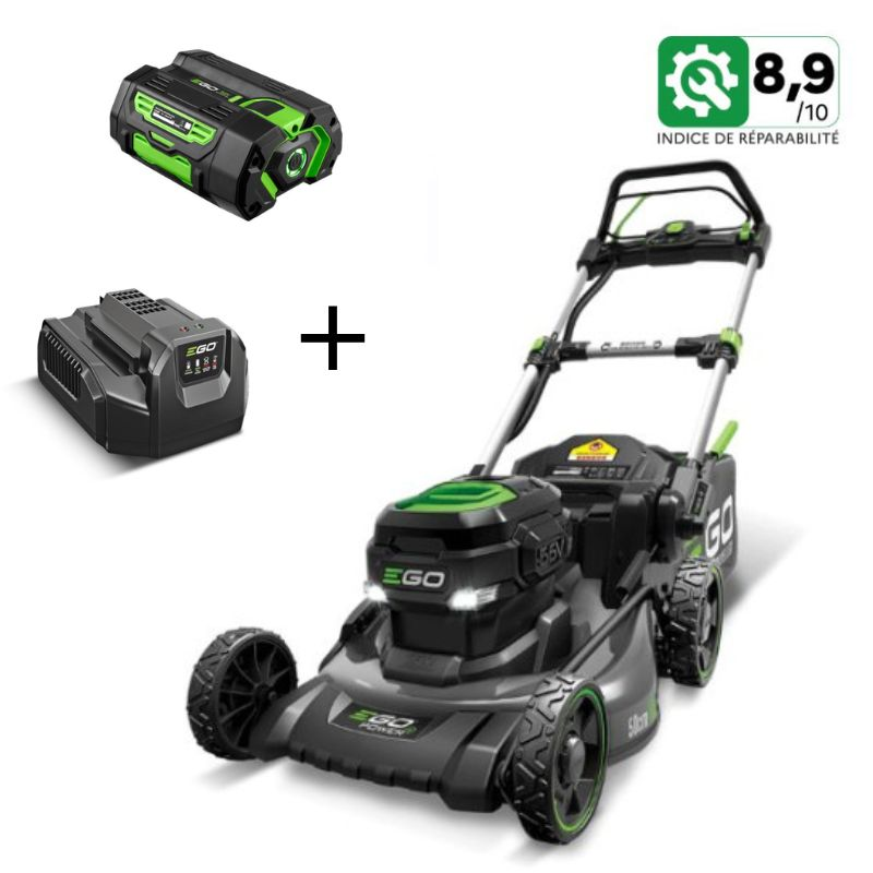 Tondeuse à batterie EGO LM2021E-SP avec batterie 5 Ah et chargeur - Tondeuse à gazon