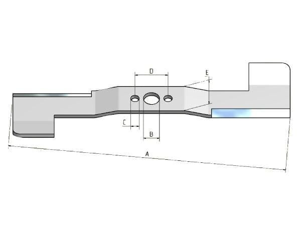 Lame  Briggs et Stratton - 1758511BMYP - Lame de tondeuse