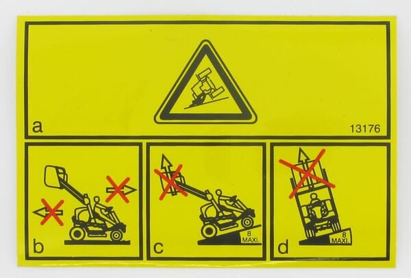 Autocollant - ETESIA - Référence ET13176 - Autocollant