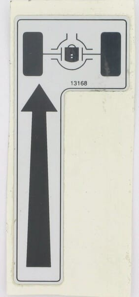 Autocollant - ETESIA - Référence ET13168 - Autocollant