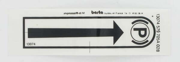 Autocollant - ETESIA - Référence ET13074 - Autocollant