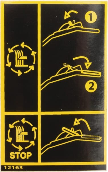 Autocollant - ETESIA - Référence ET12163 - Autocollant
