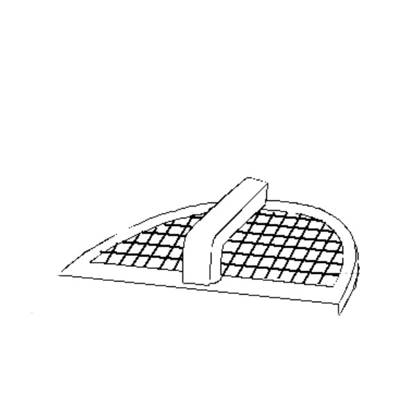 Couvercle bac ramassage tondeuse Wolf - Toile de bac