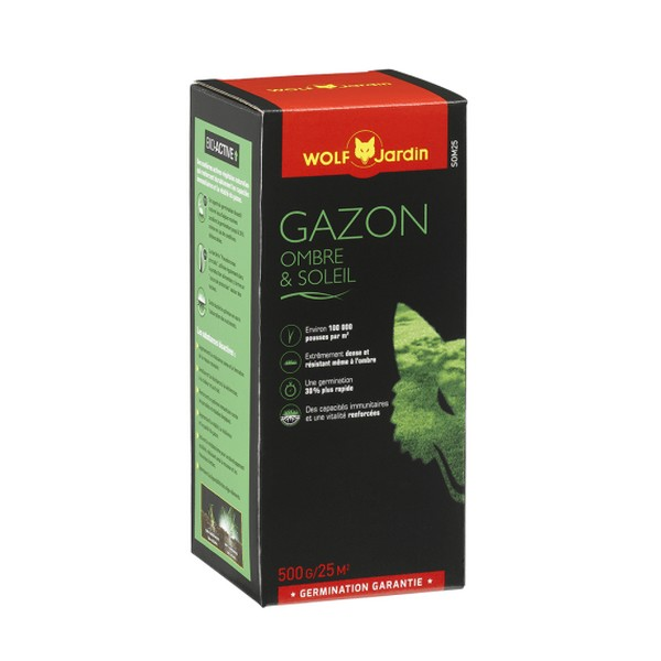 Semence gazon ombre et soleil Wolf SOM25 - Semence