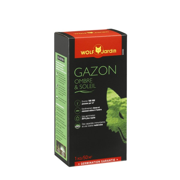 Semence gazon ombre et soleil Wolf SOM50 - Semence