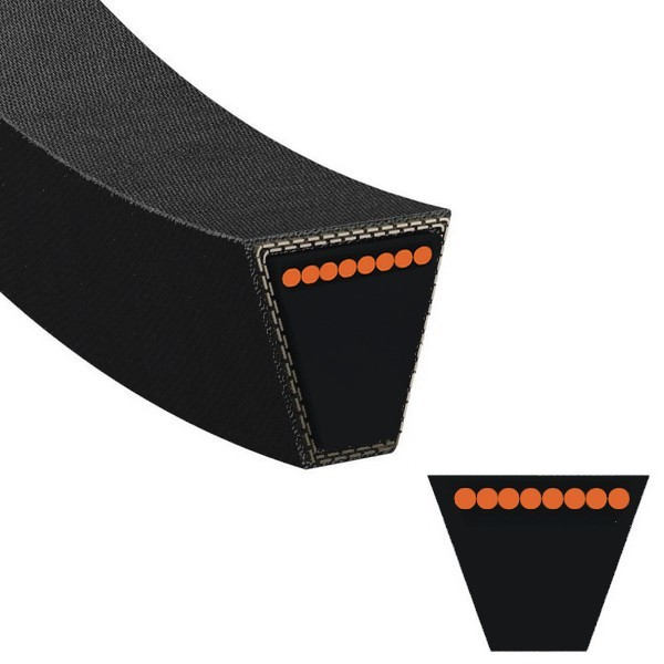 Courroie traction autoportée   GGP - 135061400/0 - Courroie tondeuse